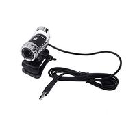 USB 2.0 0, Clipon Webcam HD Supporto Girevole a 360° per PC, Microfono Incorporato per Voce Chiara, Immagini Ad Alta Risoluzione, Angolo Regolabile per Utenti Laptop o Desktop