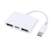 USB 2.0 3 In 1 Multi-porta TypeC Hub Docking Station Splitter Hub USB Adattatori di Velocità Veloce Per PC