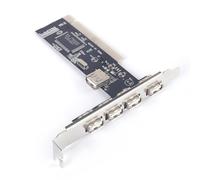 USB 2.0 4 Porte 480 Mbps Ad Alta Velocità VIA HUB PCI Controller Card Adapter Schede PCI per Vista Windows ME XP 2000 98 SE