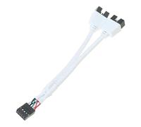 USB 2.0 da 9 Pin A Doppio Cavo Schermato A 9 Pin per Stabilità del Segnale Migliorata E Protezioni Cavo Splitter Stabilità Segnale Principale Computer Connessione Periferiche