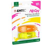 USB 2.0 Emtec C410 P2 Neon 16 GB ECMMD16GC410P2NEO
