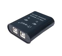 USB 2.0 Interruttore Condivisione Manuale Stampante Dispositivo Hub 2 In 1 Out Trasferimento Dati Hub Converter 2 In 1 Out Kvm Hub