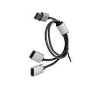 USB 2.0 Maschio A 3/2 USB 2.0 Femmina Splitter Hub Per Desktop Laptop Auto Ricarica
