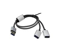 USB 2.0 Maschio A 3/2 USB 2.0 Femmina Splitter Hub Per Desktop Laptop Auto Ricarica