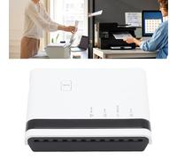 USB 2.0 Print Server, 10/100 Mbps LAN Condivisione Wired/2.4G Modalità Standalone Wireless Server di Stampa, Supporto 4 Stampanti, Mac Conforme (Spina europea)
