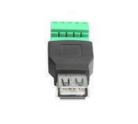 USB 2.0 Tipo A Maschio/Femmina A Connettore A Vite A 5 Pin Senza Saldatura Jack USB USB2.0 A Adattatore A Terminale A Vite
