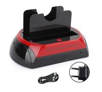USB 2.0 to IDE/SATA External Hard Drive Dockingstation 2 Bay 2.5" 3.5" HDD A0 H7