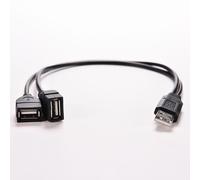 USB 2.0A-Stecker su Ingresso USB Jack Y Switch Hub Potenza Cavo Adattatore