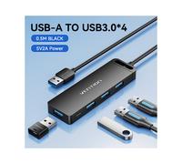 (USB 3.0-0.5M-Nero) Vention USB C Hub ad alta velocitÃ 4 porte Multi tipo C a USB 3.0 Hub Splitter Adattatore