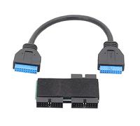 USB 3.0 19pin One to two Hub con chip e cavo modulare Design Hub USB Scheda madre cavo di prolunga 1 A 2