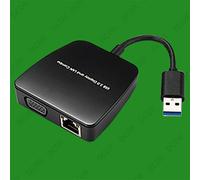 USB 3.0 A VGA & Lan Adattatore, Prolunga Specchio O Duplicato Display, Transfer
