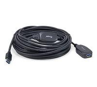 EQUIP 128343 Cavo USB 3.2 Gen 1 da C a A, M/M, 0,25 m, 5 Gbps, Nero