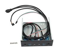 Usb 3.0 Adattatore di espansione del pannello frontale dell'unità ottica a 2 porte Hub Usb 3.0 + audio HD+pulsante di interruttore di alimentazione