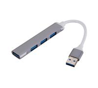 (USB 3.0 grigio)USB C HUB 3.0 Tipo C Adattatore splitter multi USB a 4 porte compatibile OTG Lenovo