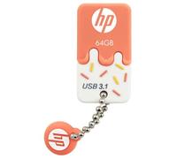 HP X778W 64 GB USB 3.1 Arancione/Bianco