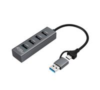 USB 3.0 Hub 4-Port with USB-C NEW
