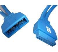 DELOCK 82943 - Cavo USB 3.0, connettore a 19 perni a presa a 19 perni, 0,45 m