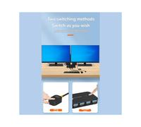 USB 3.0 Switcher USB KVM HUB 4 Devices USB Switcher Selector for PC Keyboard Mouse Printer Monitor