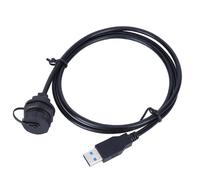 USB 3.0 Tipo-A Maschio Femmina Montaggio Pannello Prolunga Waterproof Connettore