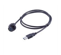 USB 3.0 Tipo-A Maschio Femmina Montaggio Pannello Prolunga Waterproof Connettore