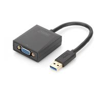 Assmann Digitus Usb 3.0 To Vga Adapter One Size Black