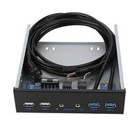 USB 3.0 + USB 2.0 19pin Adattatore HD del Pannello Frontale Ad Alta velocità per Caso per Computer PC WinXP/2003/Visualizza MACO Maternal Aleay Aluminium