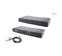 USB 3.0/USB-C/TB 2X HDMI DOCKING STATION + PD 85W UK VERS