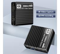 USB 3.0 Video Capture Card HDMI 4K Recording Box Game Live Broadcast Microphone.