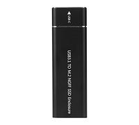 USB 3 1 a M 2 NGFF SSD Enclosure B Key Type C Adapter Case 6Gbps Velocità di trasmissione Plug and Play Shell in lega di alluminio compatibile con Win 98 SE ME 2000 XP Vista 7 8 10