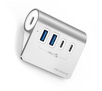 USB 3.2 Dock Station Tipo C Hub 10Gbps Splitter Dock di Commutazione Presa 4 Porte Per Laptop Adattatore USB