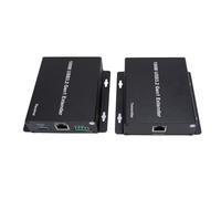 USB 3.2 Extender su CAT6A Ethernet - Kit di Trasferimento Dati da 330 Piedi a 4 Porta con Trasmettitore Ricevitore, Plug & Play per le Telecamere di (Spina europea)