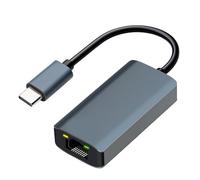 USB 3.2 tipo C tipo A RJ45 Ethernet 5000 Mbit/S Fast Speed Networking Adattatore in lega di alluminio adattatore USB Ethernet