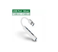 (USB 4-in-1 Argento) Hub USB 3.0 Hub USB Dock Type C 3.1 Adattatore multi splitter a 4 porte compatibile