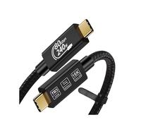 USB 5 Cable 4K@544Hz 80Gbps Type C to USB C PD 240W 16K Charge Cable for PC Laptop