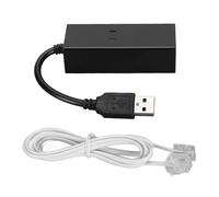 USB 56K Dial Up esterno Fax Modem dati 56Kbps Plug and Play Computer Accessorio per laptop V.90 K56flex ABS Invio automatico e ricezione per 11 10 8 7 Vista 98 2000 per LINUX