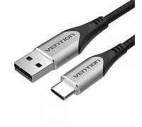 USB -A Cavo maschile un maschio USB -C 3A 60W 480MBPS - 2M - colore grigio NEW