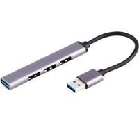 USB-A Hub, 3.0, 4 USB-A ports, ALU, sl NEW