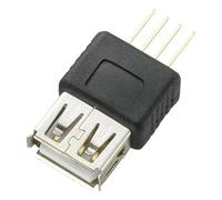 USB A Presa, 4 Perno PCB Terminali, Attraverso Foro Supporto, Gen Per