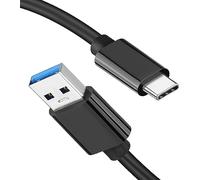 usb A to USB-C 3.1/3.2 Gen 2 cable 10Gbps Data Transfer, Fast Charging SSD Cable for Samsung T7, SanDisk Extreme, Crucial X8, WD, and More - 0.5FT