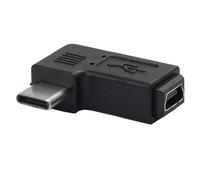 Usb Adapter Right Angle 90 Degree - Data Converter Male To 5 Pin Female for