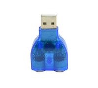 USB - Adattatore di conversione della tastiera del mouse PS2 Convertitore di interfaccia splitter USB a PS2 Nuovo rilasciato e popolareDurabilità e professionalità