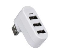 USB Adattatore HUB 3.0 Ruota la lettura del lettore di dischi U ad alta velocità Splitter 3 Porte USB 2.0. for computer Pc Mini accessori for laptop. (Color : White, Type : 2.0)