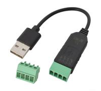 USB al convertitore seriale RS485, adattatore industriale per automazione PLC, modulo compatto plug-and-play con ampia compatibilità OS