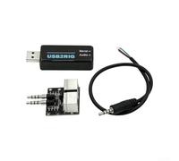 USB Audio Adapter for Ham Radio FT8 CAT Control | Supports FT8, FT4, JS8Call protocols, seamless CAT control, driver-free setup, per windows per mac per ios compatible