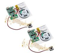 USB audio Modulo AYWHP 2PCS Type-C Modulo chip audio MP3 con batteria ricaricabile,altoparlante Per carte, regali, giocattoli