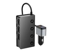 USB Auto QC3.0 PD18W con protezione 4 interruttori & Socket Splitter Adattatore rapido per carrello di ricarica