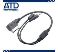 USB Aux Cavo Per Mercedes Mmi Tipo B Micro Media 3.5MM Adattatore Ami Port Audio