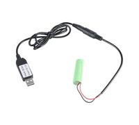 USB Batteria Linea di Collegamento USB 5V 2A A 1.5V AA LR6 Batteria Cavo di Alimentazione Per Orologi Giocattolo Termometri