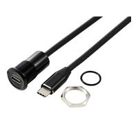USB-C® (3.1) presa/spina 1 m cavo nero TC-13376328 TRU COMPONENTS Contenuto: 1