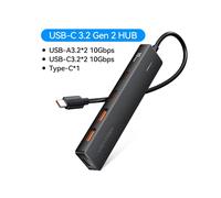 (USB-C 3.2 Gen2 C2) Vention USB C Hub 10 Gbps Type-C 3.2 Gen2 USB Splitter Type C Hub 4 porte USB 3.2